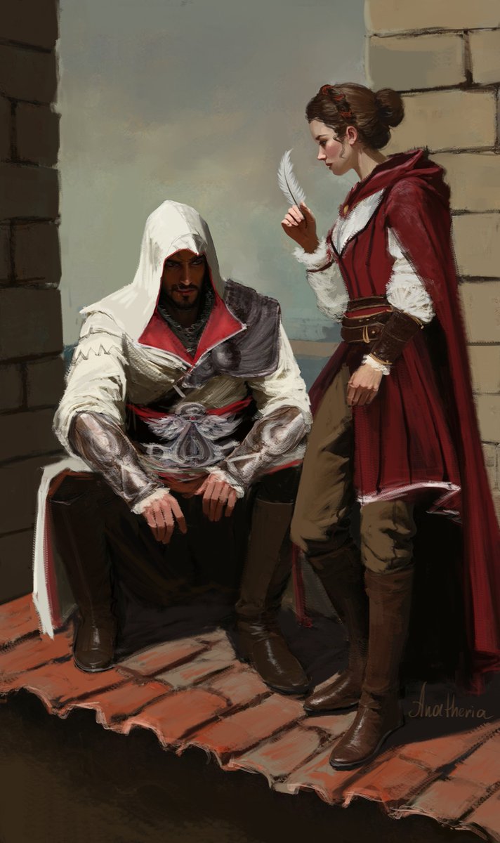Ezio and Claudia 

#AssassinsCreed #Ubisoft #AssassinsCreed2 #EzioAuditore #Ezio #art