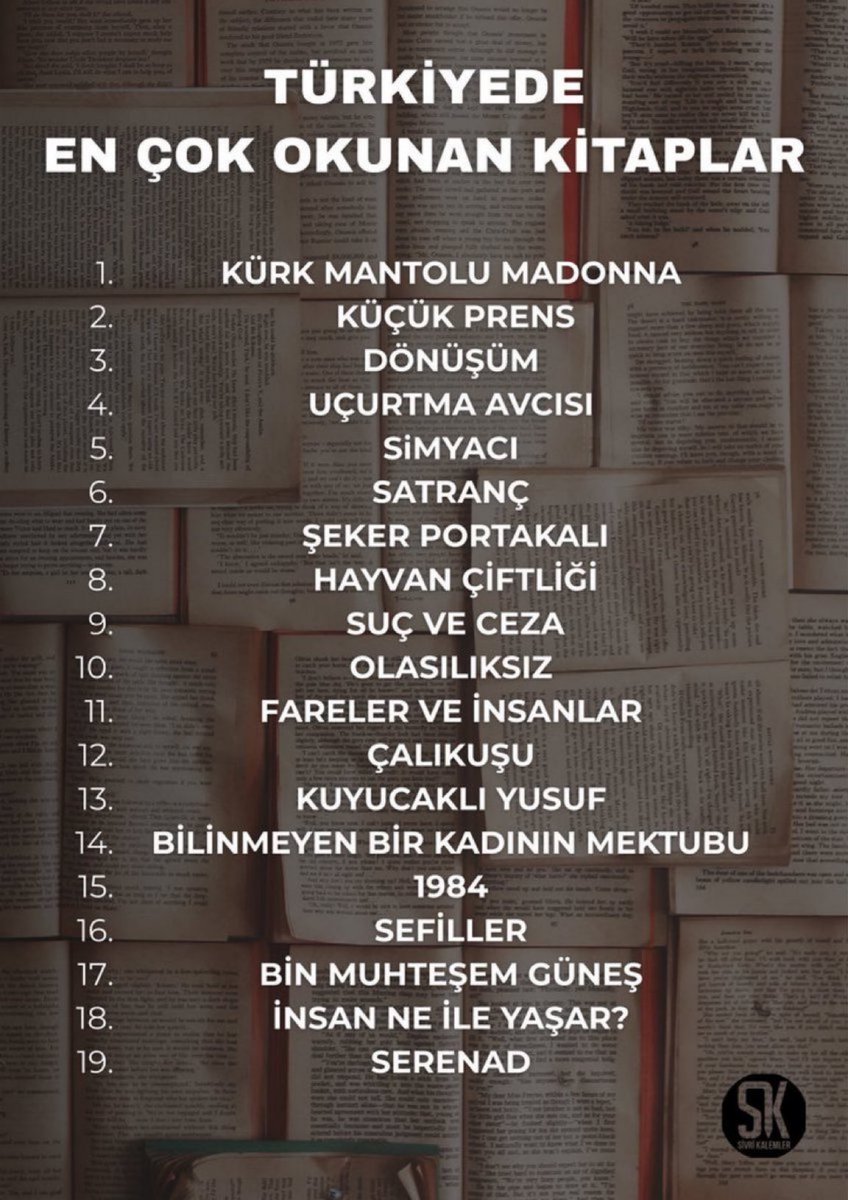 Sizce bu liste neden hiç değişmiyor?