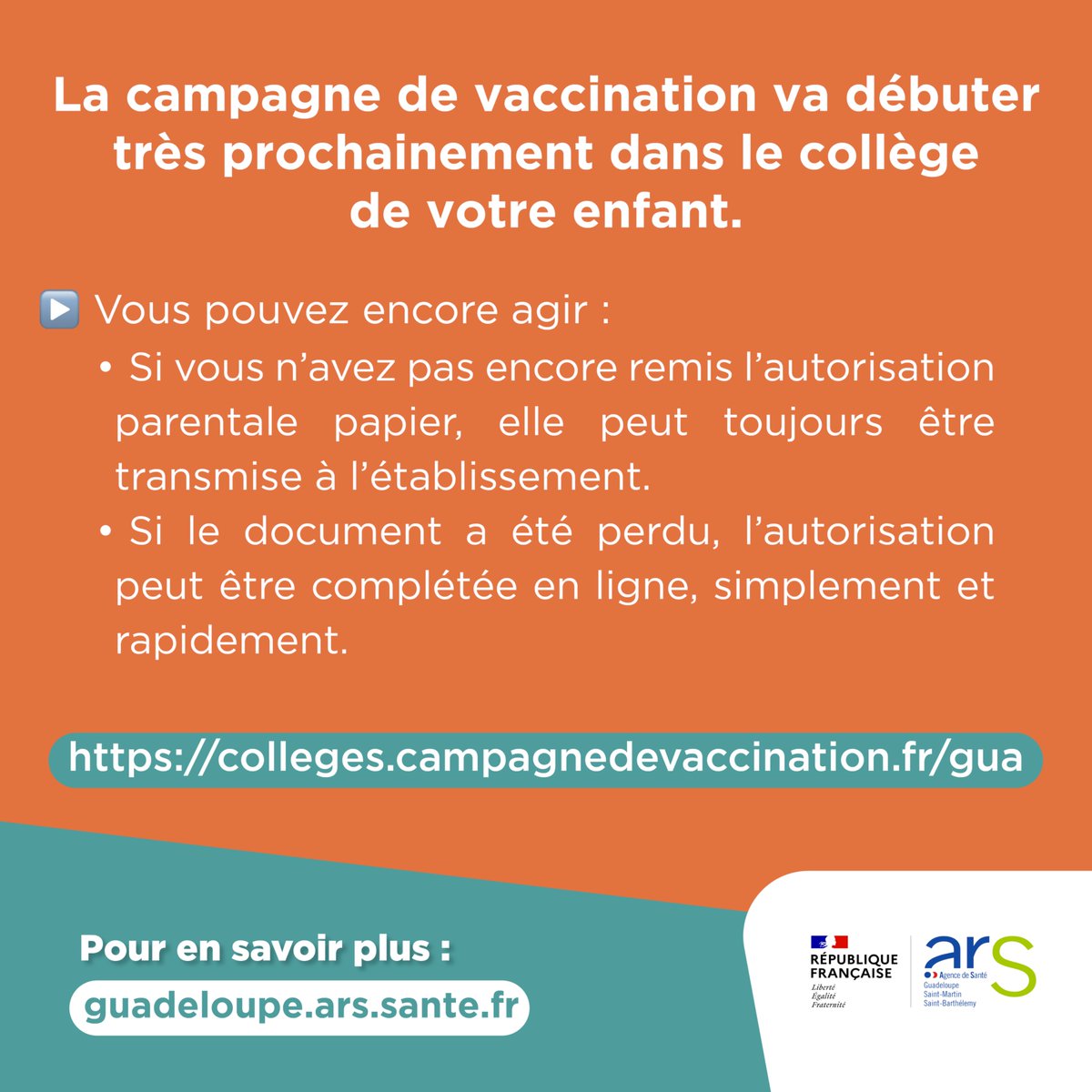 ARS Guadeloupe, Saint-Martin et Saint-Barthélemy tweet media