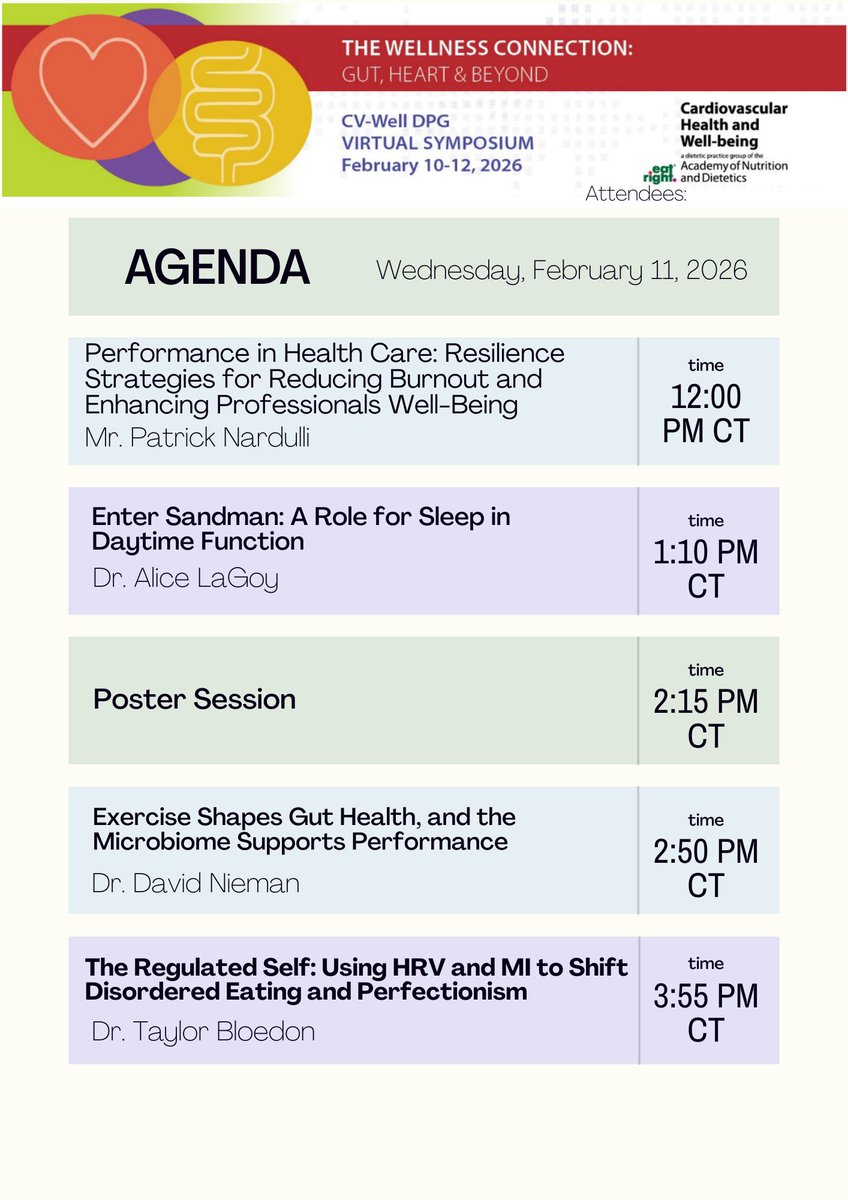 Cardiovascular Health and Wellbeing DPG tweet media