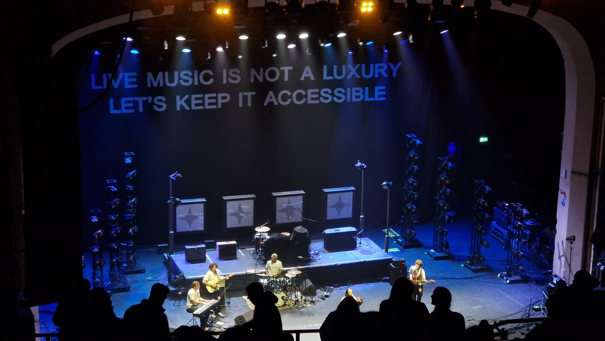 "Live music is not a luxury, let's keep it accesible"
- Only The Poets 2026