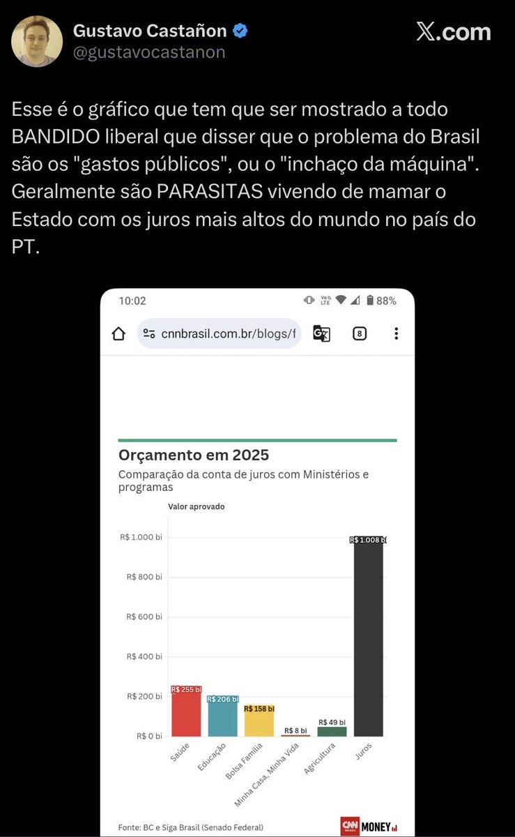 NUNCA FALHA.

Selinho azul + opinião bosta. 

Esse tipo de gente descobriu que despertar raiva nas pessoas é um jeito fácil de fazer um troquinho no X. 

Nunca responda, nunca compartilhe - o print tá aí pra isso.
