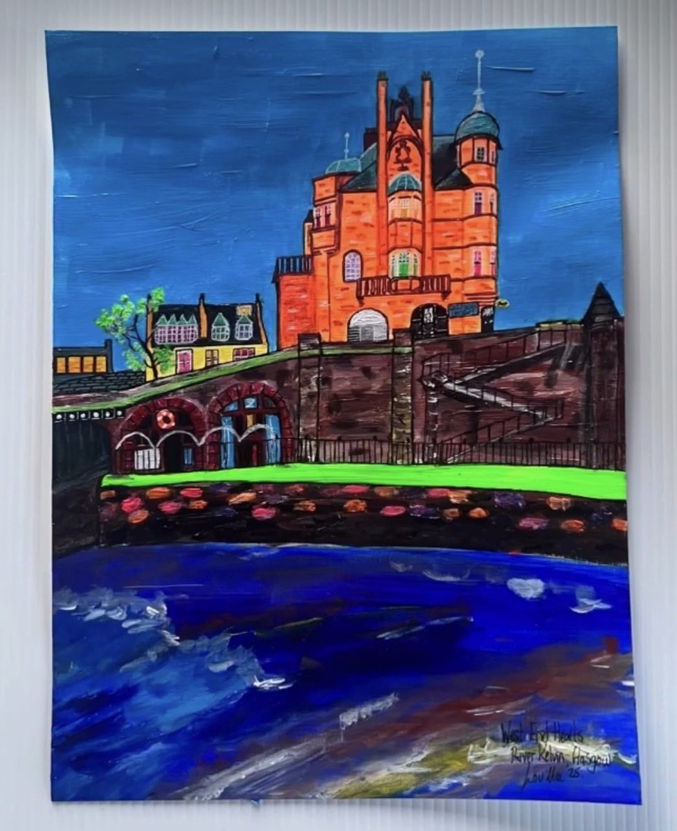 InkyplotsArt's tweet image. ‘West End Hearts’, The Caledonian Mansions, West End, Glasgow overlooking the River Kelvin.

16x12 inches on canvas paper.
🏴󠁧󠁢󠁳󠁣󠁴󠁿🎨

#scotland #available #art