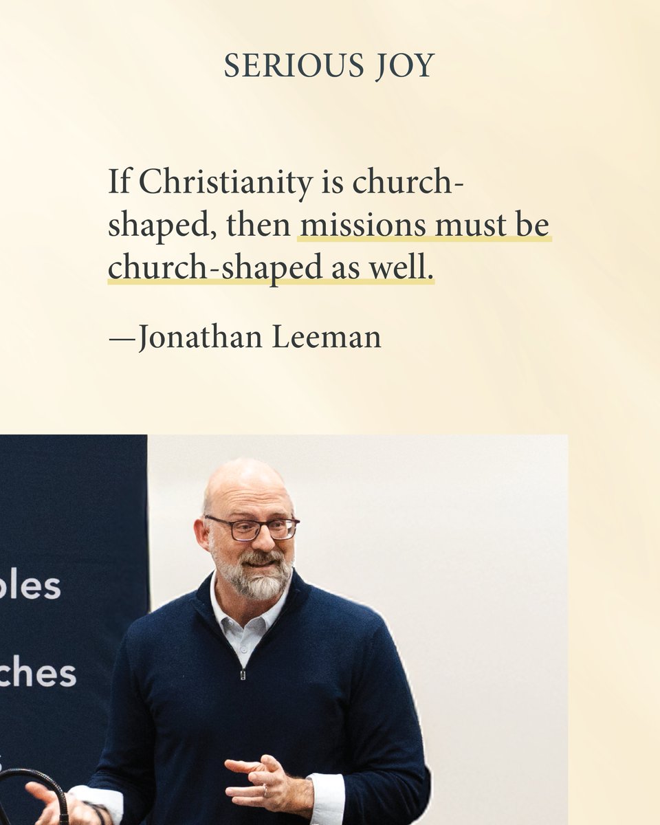 BCS_MN's tweet image. "What is Church-Centered Missions?" by @JonathanLeeman, President of @9Marks 
#SeriousJoy