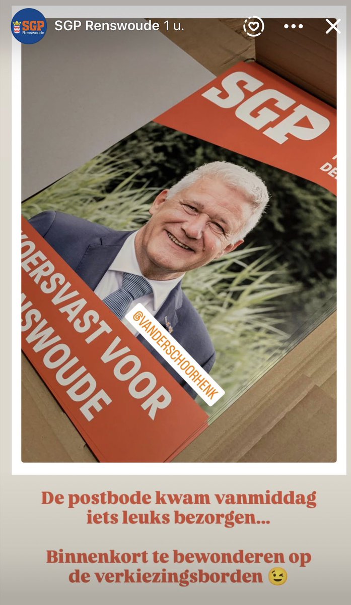 Vandaag is de dag van kandidaatstelling voor de gemeenteraadsverkiezingen.
Als <a href="/sgprenswoude/">SGP Renswoude</a> hebben wij onze kandidatenlijst en bijbehorende documenten ingeleverd bij het centraal stembureau van de <a href="/gem_Renswoude/">gemeente Renswoude</a>✔️ Op naar de verkiezingen van woensdag 18 maart 2026 #sgprenswoude
