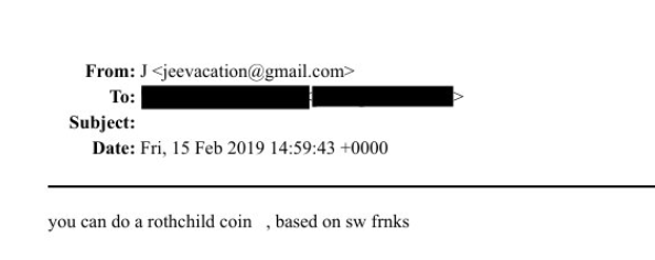 THE JEWS (ROTHCHILDS) OWN THE BANKS!

EPSTEIN MENTIONED $ROTHCHILD COIN IN THE FILES!

MILLIONS
