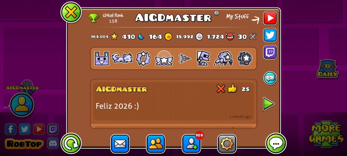 Estadísticas 01 de febrero del 2026