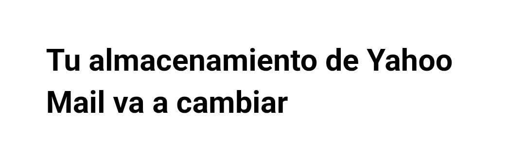 avercomoteloex1's tweet photo. La única cosa por la que #Yahoo era mi preferido, a punto de cambiar... https://t.co/aH9jVdOqxO