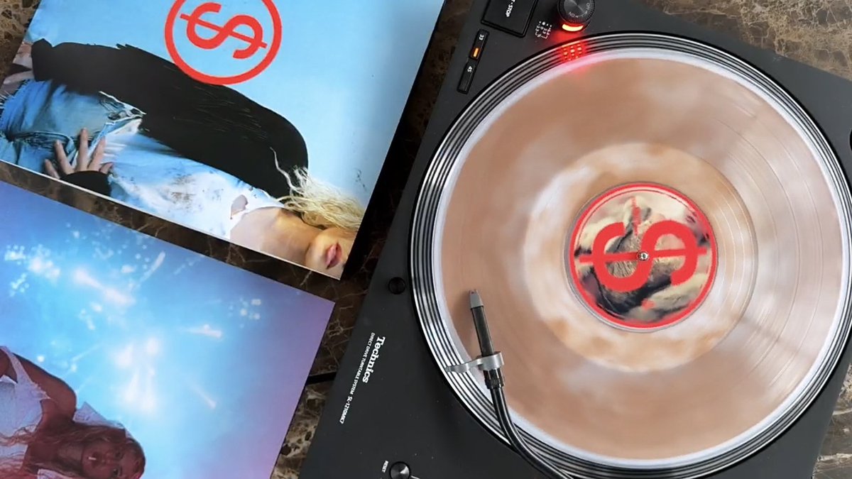 WOR$T GIRL IN AMERICA /// EXCLU$IVE MUDD FILLED VINYL RECORD