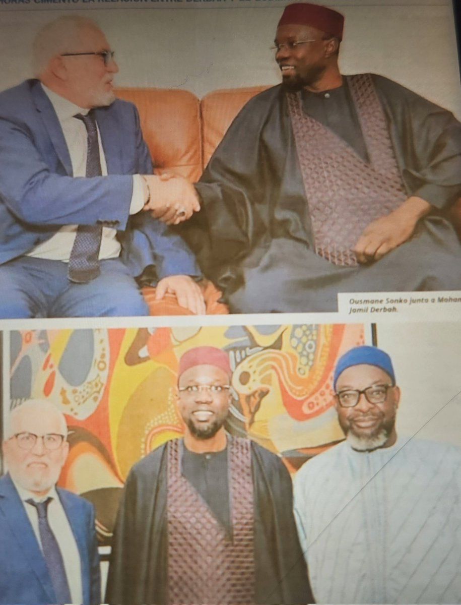 WarriorofSN's tweet photo. @congaanel Mohamed Jamil Derbah qui est cité dans les scandales notamment deals de drogue et de corruption ici au côté de sonko , est ce que cela fait de sonko un dealer ? https://t.co/LcUDbCYkWJ