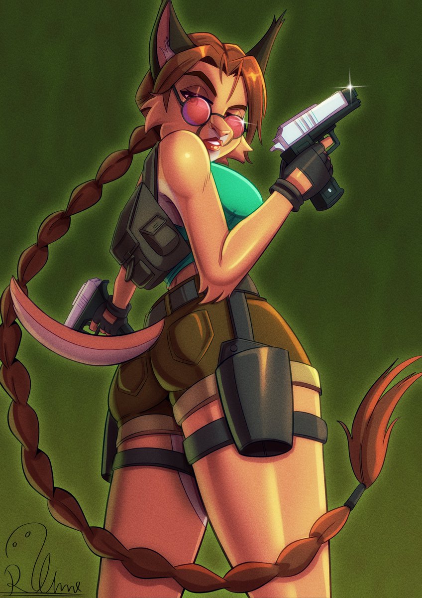 🏜️ Final Art: Lara Croft (Tomb Raider)

Just finished this 🏹✨ I decided to take Lara Croft on a different kind of expedition. What if the Tomb Raider was a desert-dwelling lynx? 🐾🌵