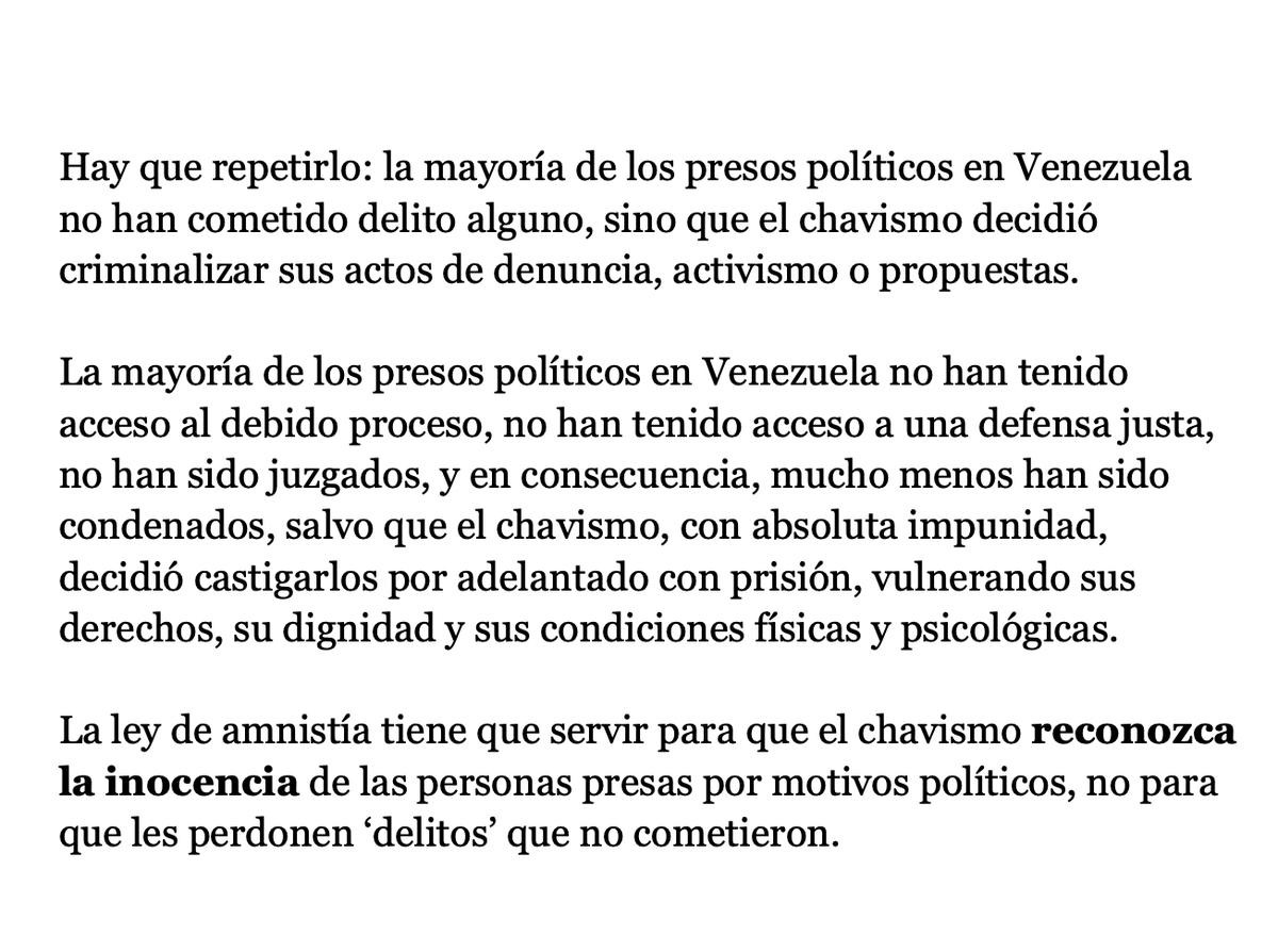Para fingir que mantiene el poder, Diosdado Cabello reduce la ley de amnistía a sus criterios.

Miente al cifrar en 895 las personas beneficiadas con las excarcelaciones. ¿Y este será el responsable de la consulta nacional por ‘la reforma del sistema de justicia’?

#QueSeanTodos