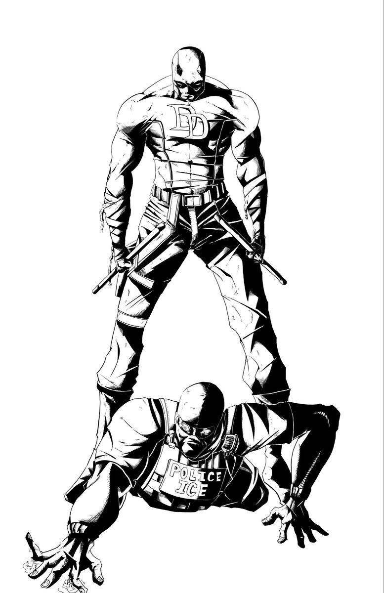 Rinbir_'s tweet photo. ABOLISH ICE. 🧊

#DaredevilBornAgain #marvel #AbolishICE https://t.co/4jKTOg9q5A