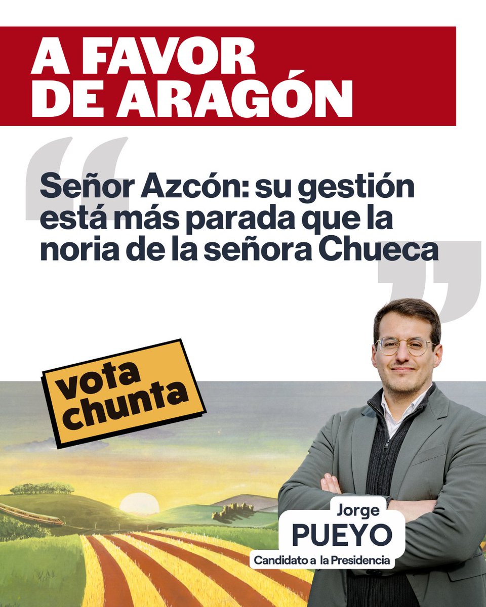El Aragón imparable de Azcón es mentira.

#DebateATV8F