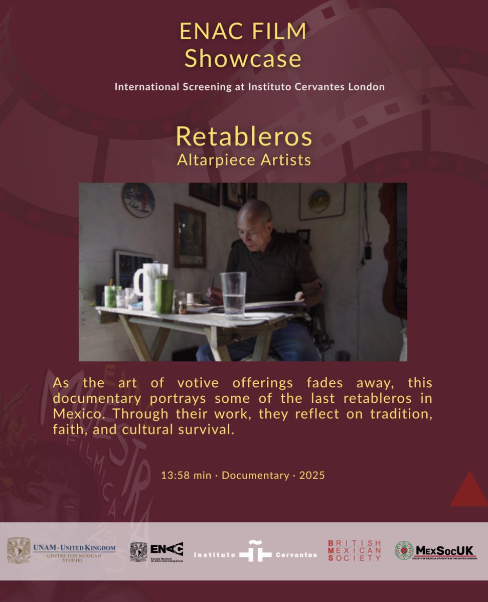 El Documental Retableros, se va a Londres, capital de Inglaterra.  Gente bonita que vive en London ay les encargo unas fotos.
Fecha:
El 10/02/2026 a las 17:00
Lugar:
Instituto Cervantes (Londres) - Sala Luis Cernuda 
15-19 Devereux Ct, Temple
WC2R 3JJ Londres
(Reino Unido)