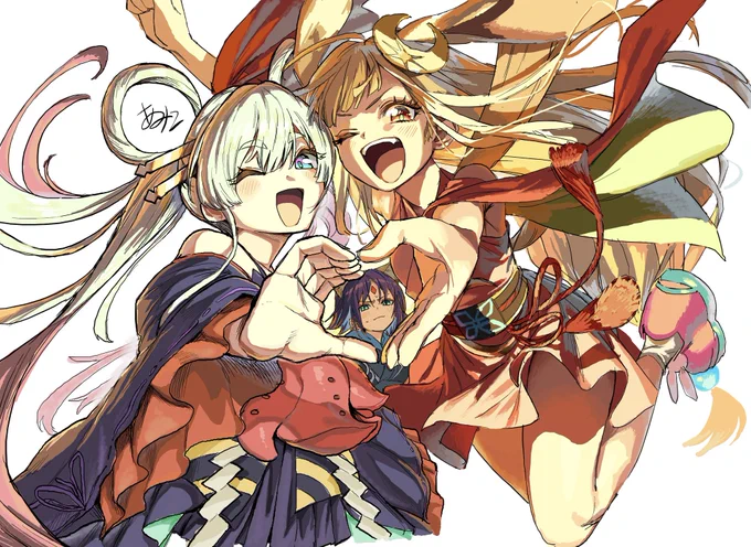 #超かぐや姫 絵チャ合作