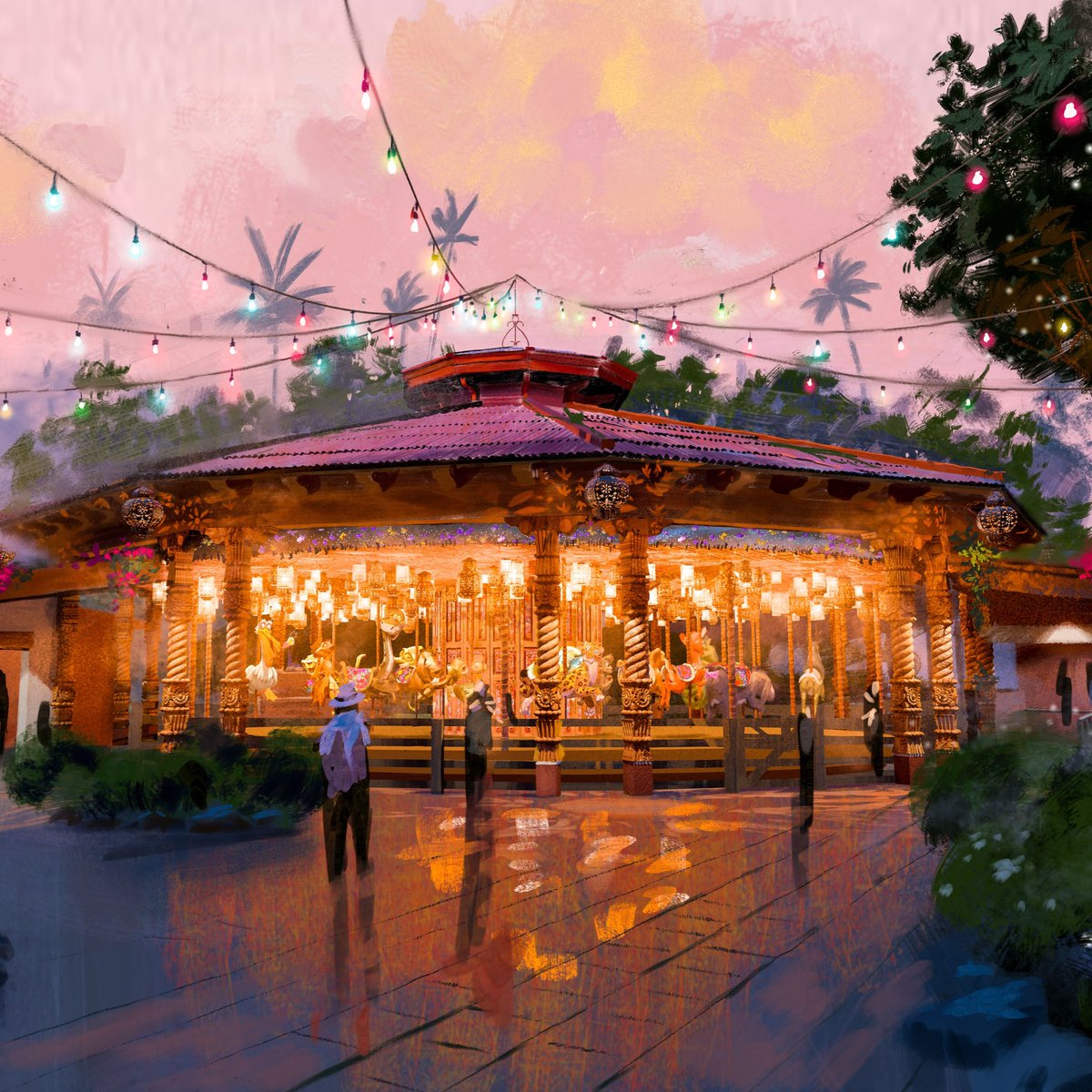 DSNYNewscast's tweet photo. Tropical Americas will serve as an operational capacity bump for DAK, operating no matter the weather!

Triceratops Spin (outdoor spinner) ➡️ Carousel (covered flat ride)

Primeval Whirl (outdoor wild mouse coaster) ➡️ Encanto attraction (family friendly indoor dark ride) https://t.co/IJjH71x7zh