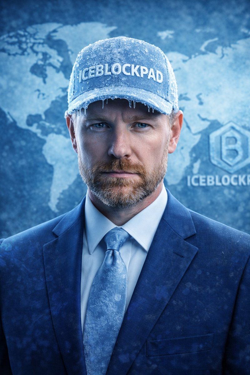 CLONEle33's tweet image. ICEBLOCKPAD leads with precision and calm strength. The future is cold. Stay frosty. 🧊

#ICEBLOCKPAD #Crypto #Web3 #StayFrosty