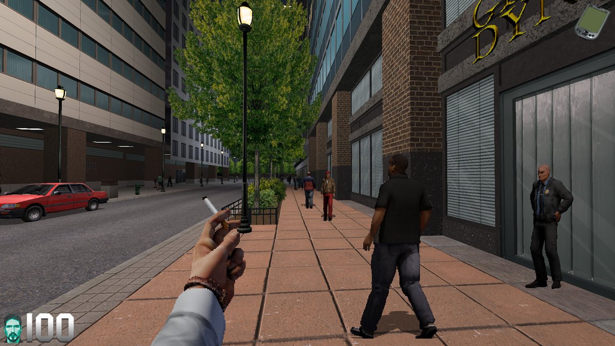 BrutalZlim's tweet photo. A new commercial GZDoom game revealed! 
Washington Prime
A kind of boomer shooter that we definitely don't see come by every day! Follow former special agent turned real estate agent Blake Kincaid who been dragged back into the game.  In an office building down town D.C. you will experience what he did, one night late October 1998.

Developed by @UltraCDG