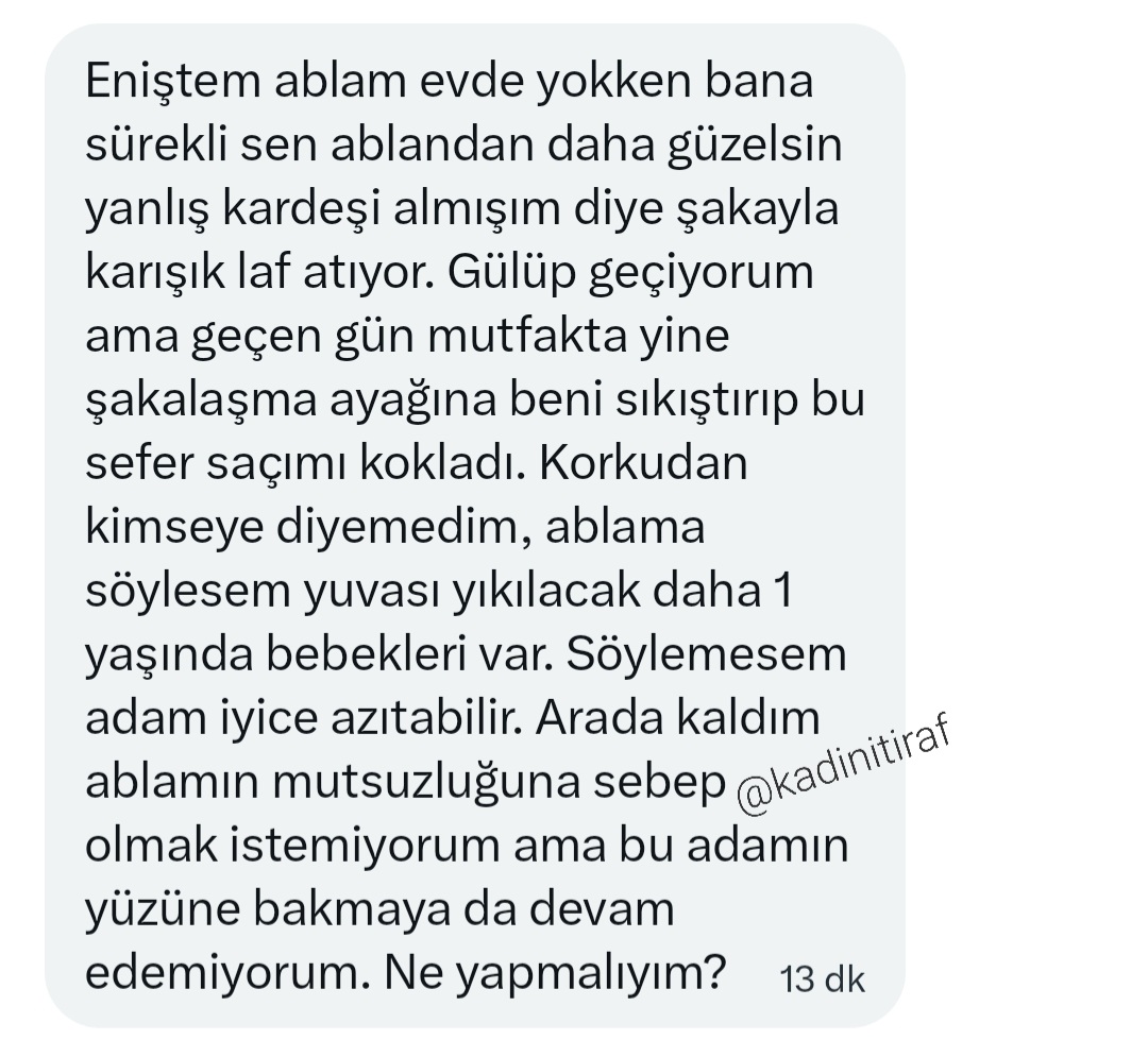 Kadınlardan İtiraflar tweet media