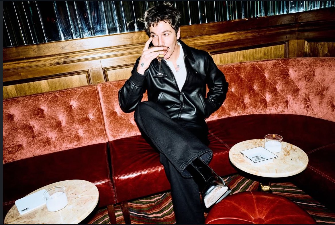 sharpestoolmia's tweet photo. tucker right where he's meant to be at charlis grammys after party https://t.co/n6YIyI7woL