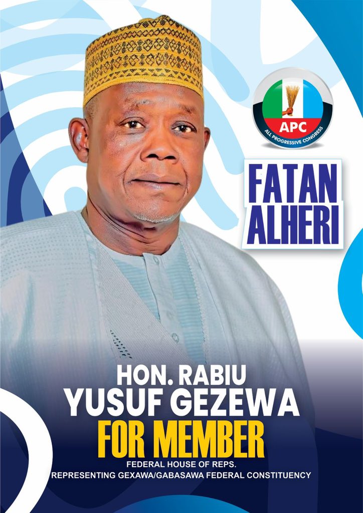 bchi_jr's tweet photo. Hon. Rabiu Yusif Danmallam formally declared his interest to contest for the Gezawa/Gabasawa Federal Constituency on 31st January, 2026, at the Gezawa Commodity Market. https://t.co/ZvDihEklrJ