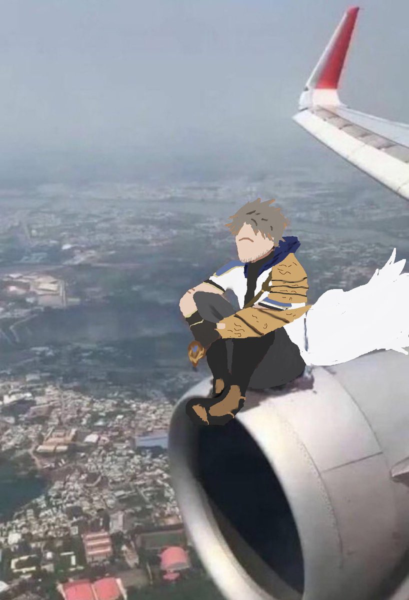 People be like "where you sitting on the plane" but none have the courage to sit here