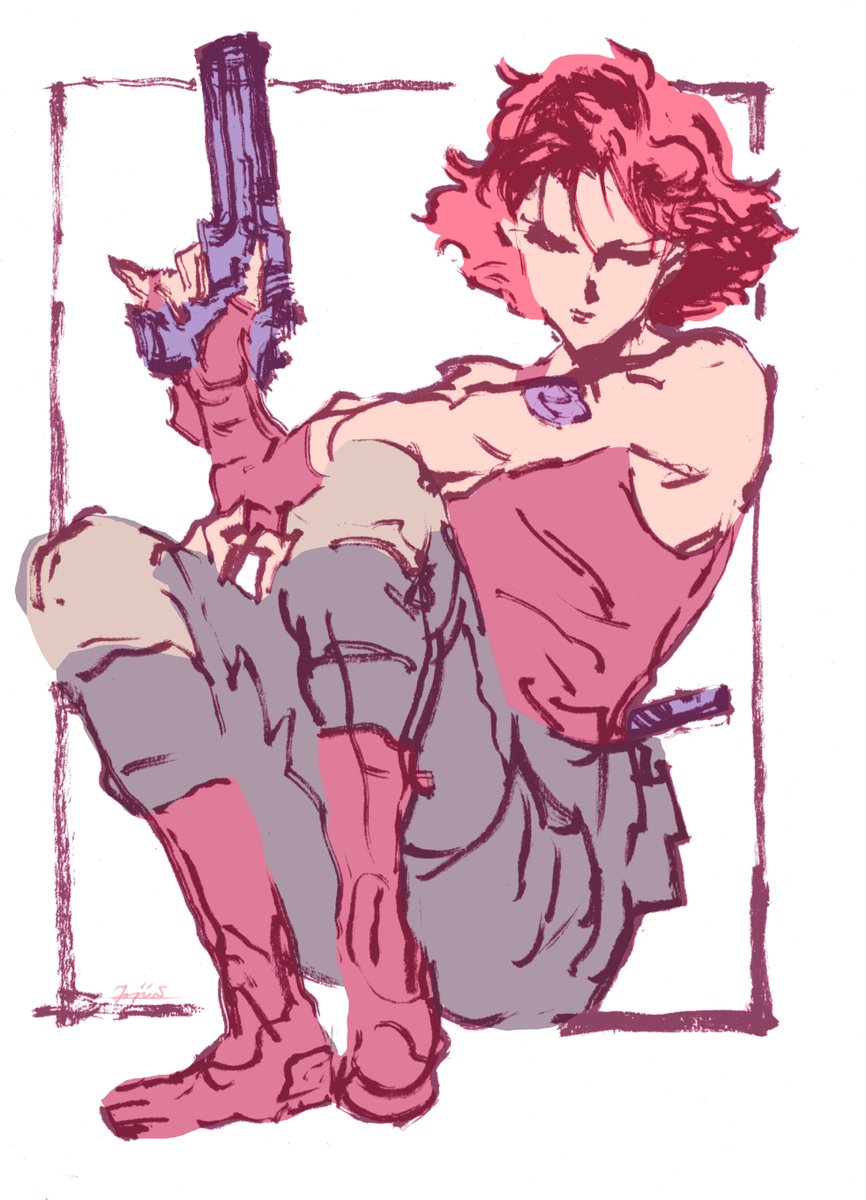 Metal Gear Solid (1998) * Meryl
Art by Yoji Shinkawa