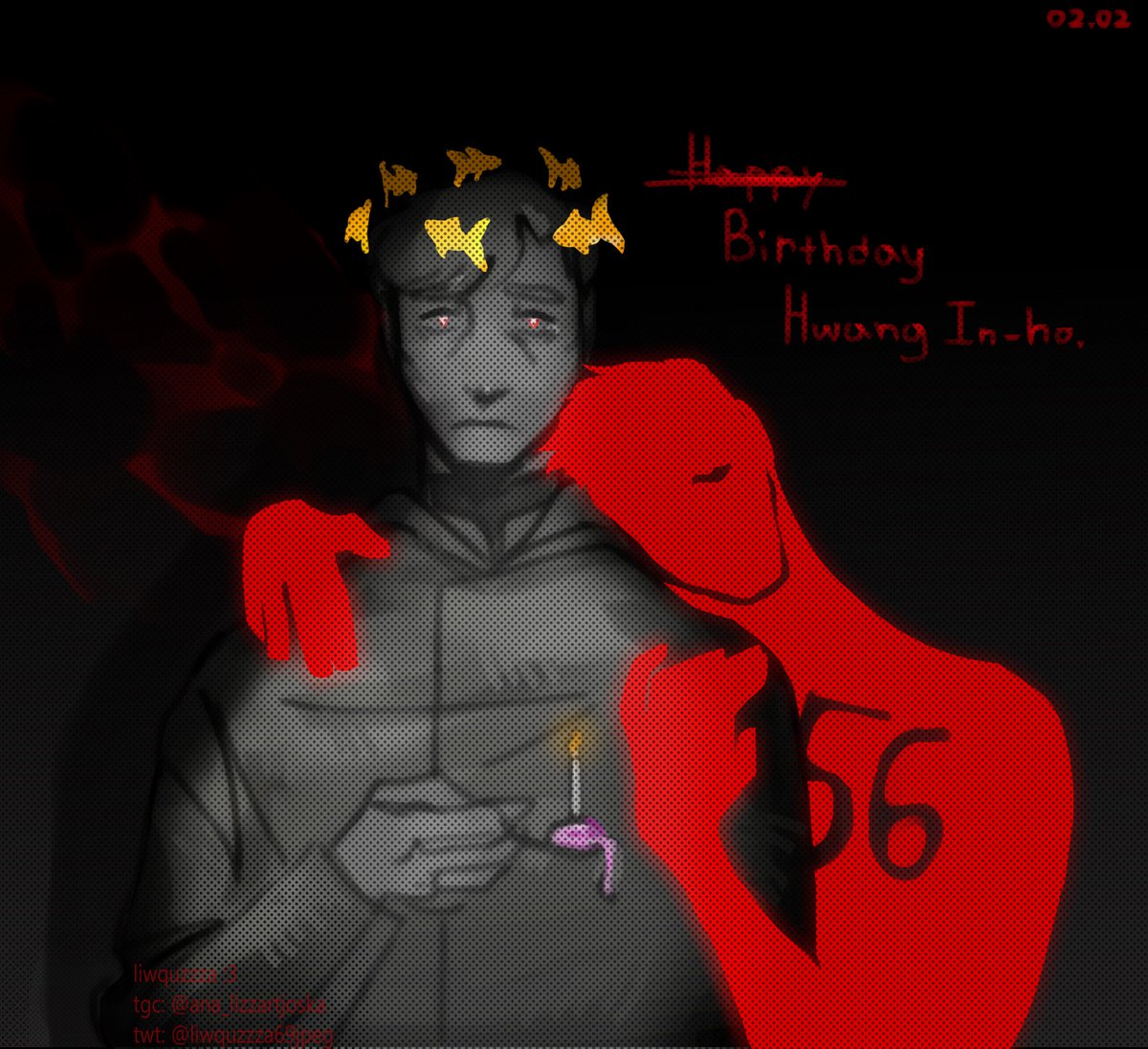 liwquzzza69jpeg's tweet image. happy? birthday Hwang Inho. 
late art

#SquidGame2 #inhun #456x001 #001x456 #squidgame3  #hwanginho
