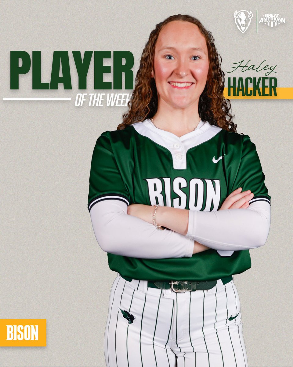 OBU_Softball's tweet photo. Clean sweep! 

@haleyhacker_ &amp; Jaycee Shaffer are GAC Player &amp; Pitcher of the Week! #OnToVictory https://t.co/dfz82BywyF
