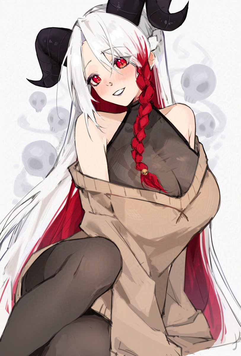 It's still cold out so there's plenty of time for cozy sweaters!
Thank you <a href="/umioharu/">miu</a> for this absolutely beautiful art. I'm stunned 😍