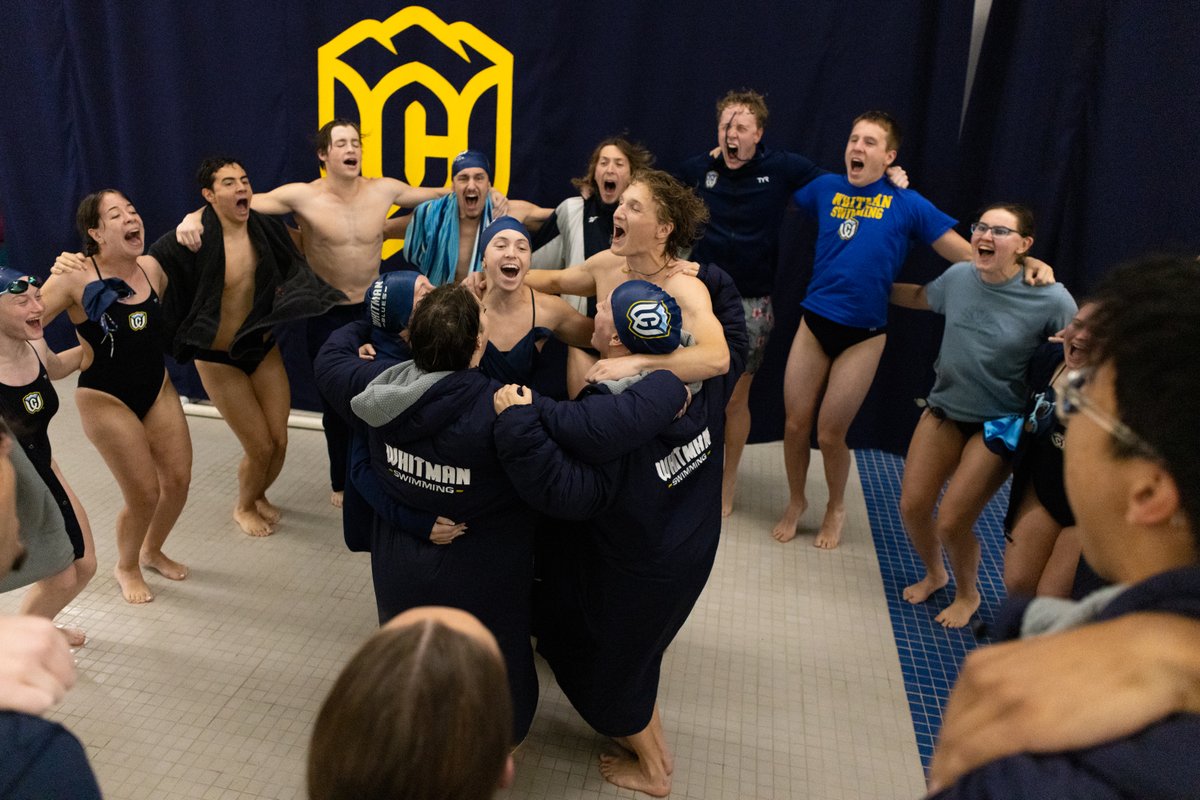 whitmancollege's tweet photo. Swimmers and scholars! 🏊📚 Whitman Men’s Swim team ranked second in the country with an impressive 3.79 team GPA and the women's team placed top 20 among D3 schools.

https://t.co/BOtcNmiArz https://t.co/ElKIIftnLf