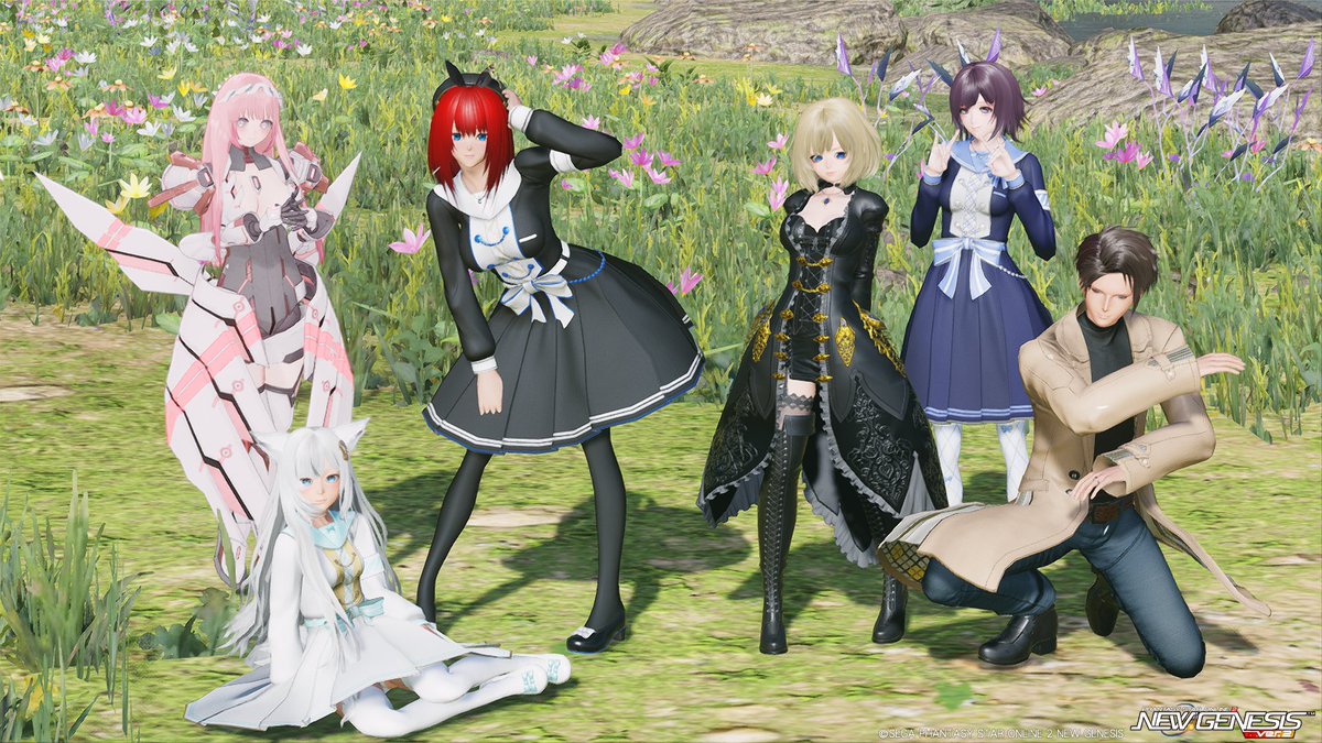 orochi_sinkai's tweet image. #PSO2NGS #PSO2NGS_SS #orochi語り
おはよう～
今朝の朝活での１枚
柚奈フレも誘って、デイリーなどこなした♪