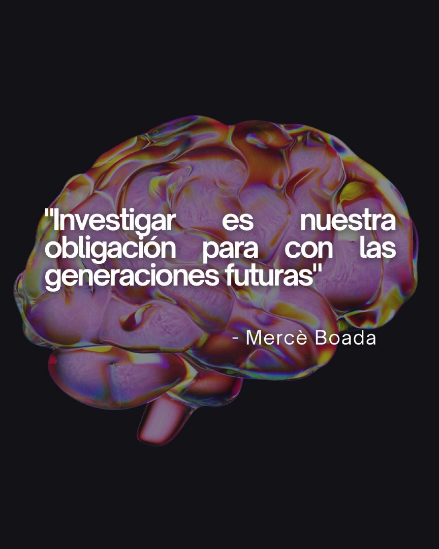 AceAlzheimer's tweet photo. Investigar hoy es cuidar el mañana.
La investigación es un compromiso con las generaciones futuras y una responsabilidad con quienes vendrán después.
Porque cada avance abre camino a una mejor calidad de vida.

#makingalzheimershistory #saludcerebral #demencia https://t.co/lRZphErt5U
