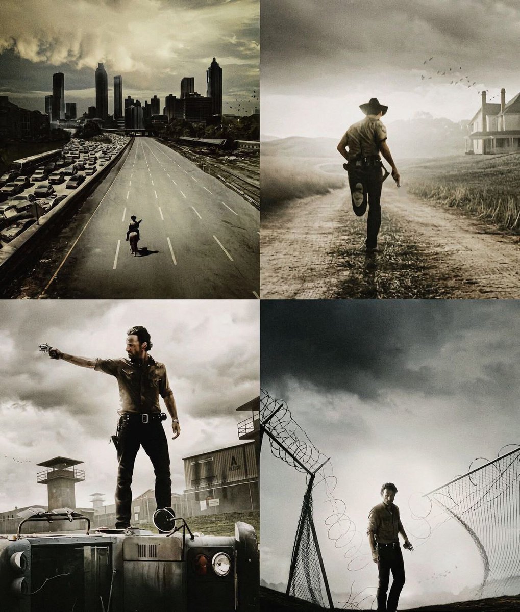 rick grimes posters through the years