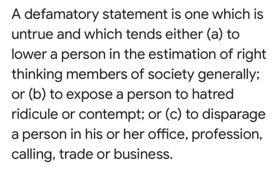 Daniel_Bojanini's tweet photo. @Mr_Andrew_Fox Check the law. Defamatory speech isn’t covered. You’re a clown https://t.co/zMRZzclU3Y