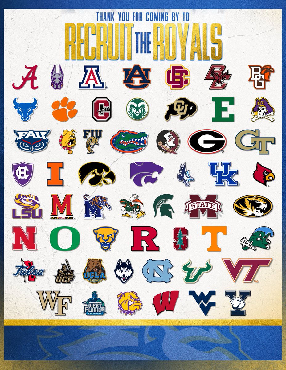 Royals__FB's tweet photo. Thank You to all the college coaches who visited TFA during the contact period. We appreciate all the time and effort you put into recruiting our players. We look forward to seeing you again in April! 

#TJW
#RecruitTheRoyals https://t.co/1L9Riin53e