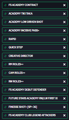 nottfael's tweet photo. @joey_vdk @_DJ10_ @FUTxGG yes!! i made one even better, with low driven and without pinged, if you dont like, just don do academy low driven shot

gotta warn you that its impossible to make him 5*5 cuz of restrictions, but i dont think it changes that much https://t.co/TpA6IxF9Xl