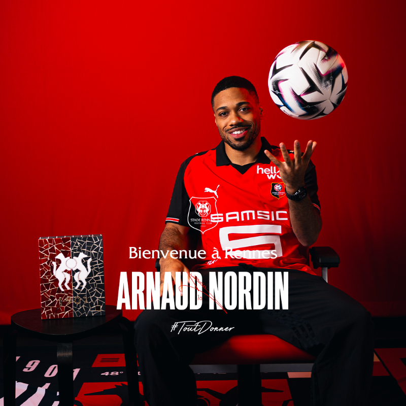 staderennais's tweet photo. Arnaud Nordin prêté par Mayence 🆕

Visage familier du football français avec 198 apparitions en Ligue 1, l'attaquant de 27 ans vient renforcer le secteur offensif Rouge et Noir. 

✍️ Une arrivée validée par @hellowork