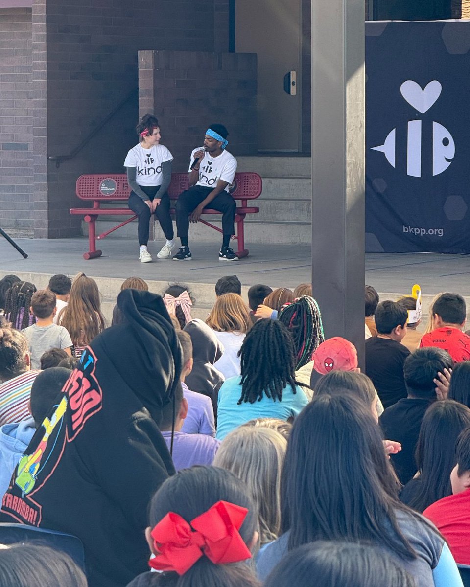 The joy says it all! 🙌 

Students are fully engaged during our assemblies while dancing along, cheering on the CREW, and feeling inspired to lead with kindness. These moments create real connection and lasting impact.

#BeKindPeopleProject #BEKINDCREW