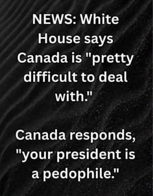 HubbaBubbaYo's tweet image. We rest our case 🇨🇦