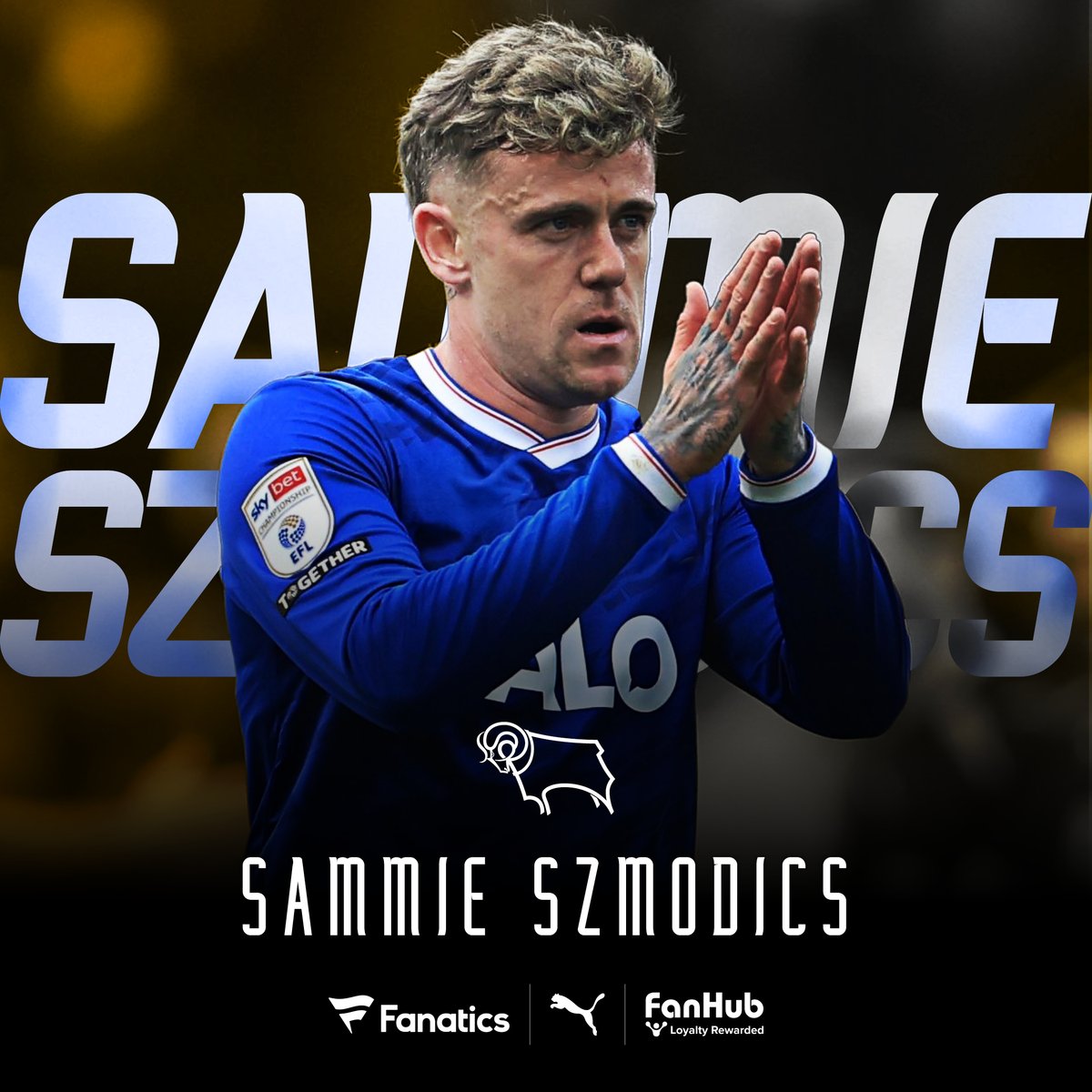 dcfcofficial's tweet photo. Sammie is a Ram. 🤩🐏

We're thrilled to announce the signing of Sammie Szmodics on loan from Ipswich Town until the end of the season. ✍️