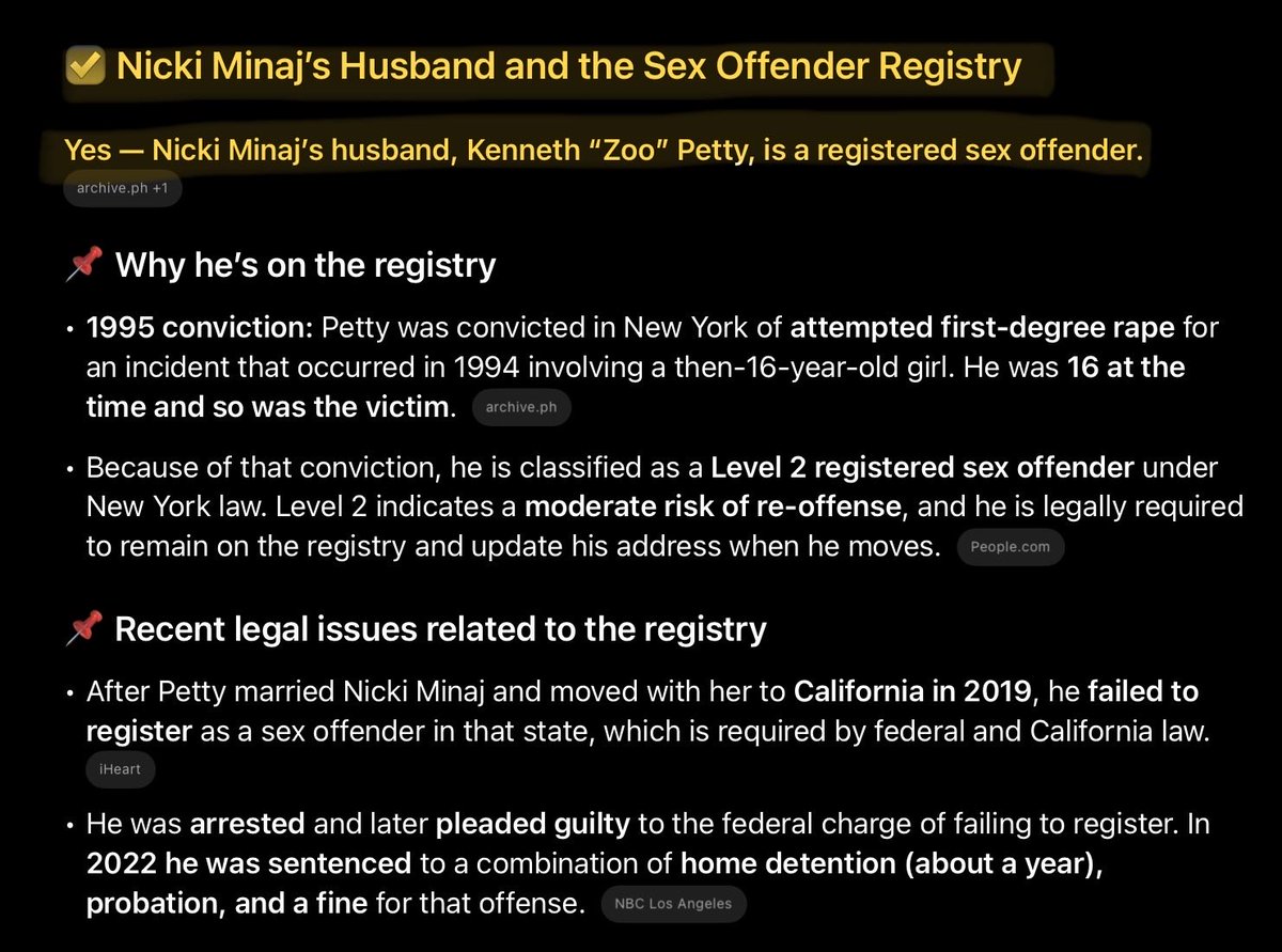 jeffreymlevy's tweet photo. @NICKIMINAJ Stop the lying, cocksucker. You support Trump because you and your family are criminals and sexual predators. https://t.co/EedsVzaJWt