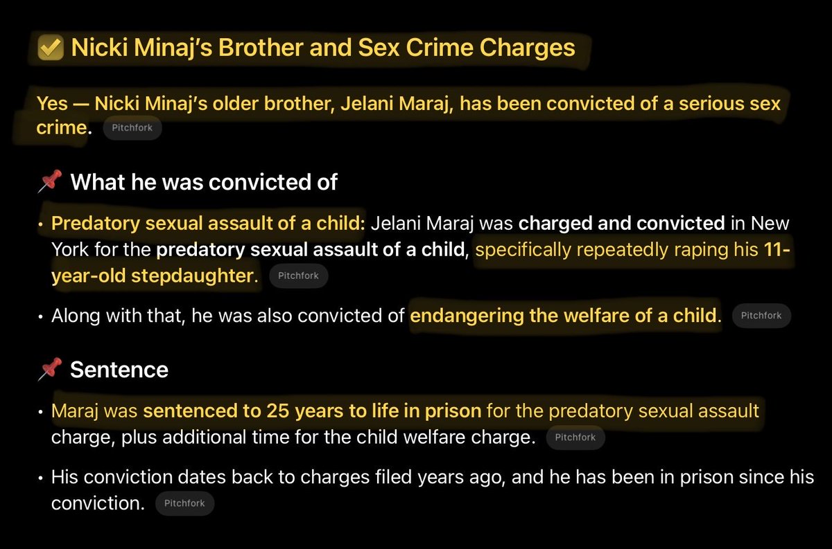 jeffreymlevy's tweet photo. @NICKIMINAJ Stop the lying, cocksucker. You support Trump because you and your family are criminals and sexual predators. https://t.co/EedsVzaJWt