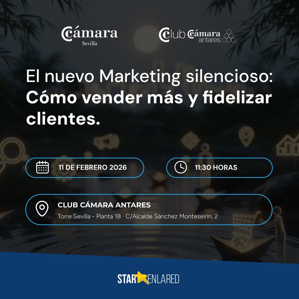 camaradesevilla's tweet image. 📈 ¡Conoce el nuevo #Marketing silencioso: cómo vender más y fidelizar #clientes!🎯

👉¿Y si el mejor #marketing fuera el que no parece marketing? ¿Cómo #vender sin parecer que estás vendiendo?⤵️

✅¡Asiste a este #taller práctico y descubre cómo las #empresas están aumentando