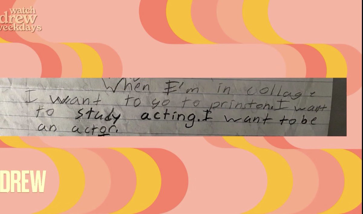 jmncisms's tweet photo. dylan o’brien writing that he wanted to be an actor at 8 years old, and now look at him in the height of his career 😭 https://t.co/x1GNCpuEQA