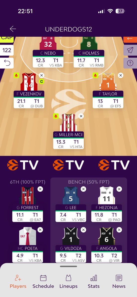 etaimend's tweet photo. @fanzonebasket Hi would love for your help, if vildoza is playing im thinking on the option with forrest and cmm https://t.co/KuvOYcDIk6