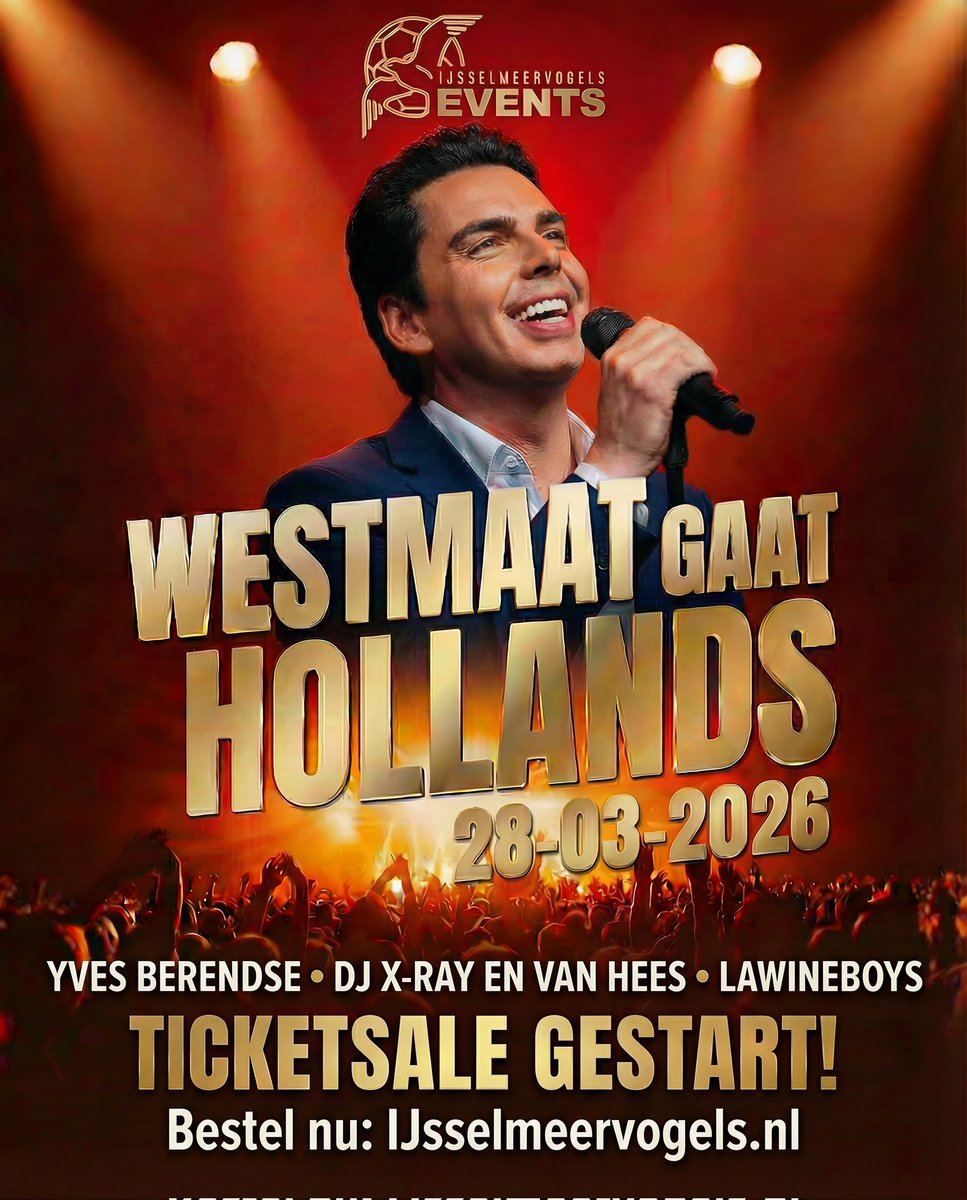 VVIJV's tweet photo. FEEST | Ticketsale gestart: Westmaat gaat Hollands!

Koop hier je tickets: https://t.co/oE9agwbb5P https://t.co/G5uF84ci2Q