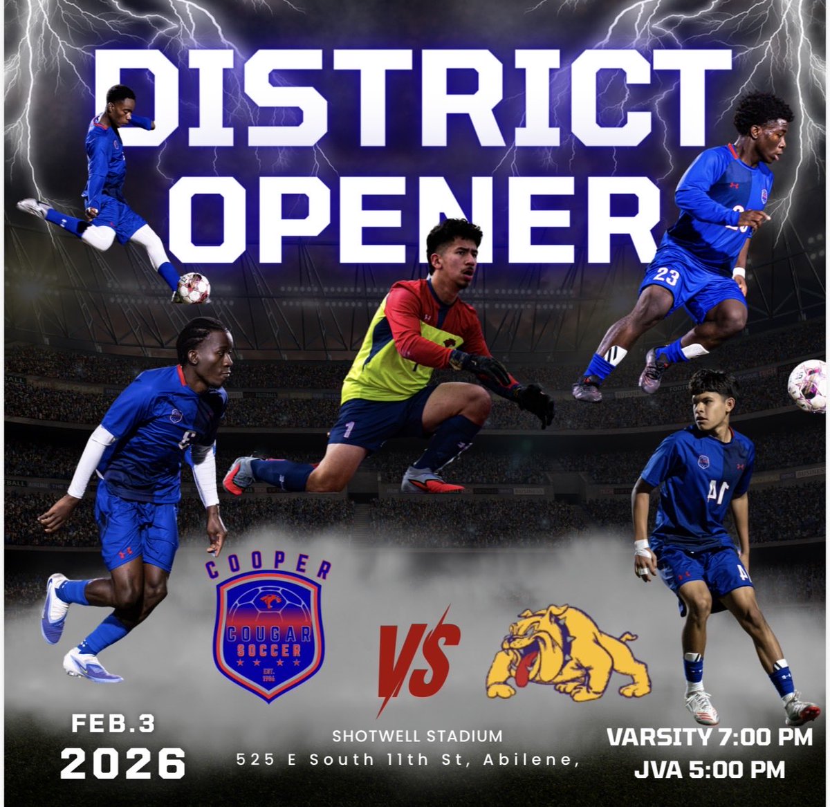 Abilene Cooper Cougar Fútbol tweet media