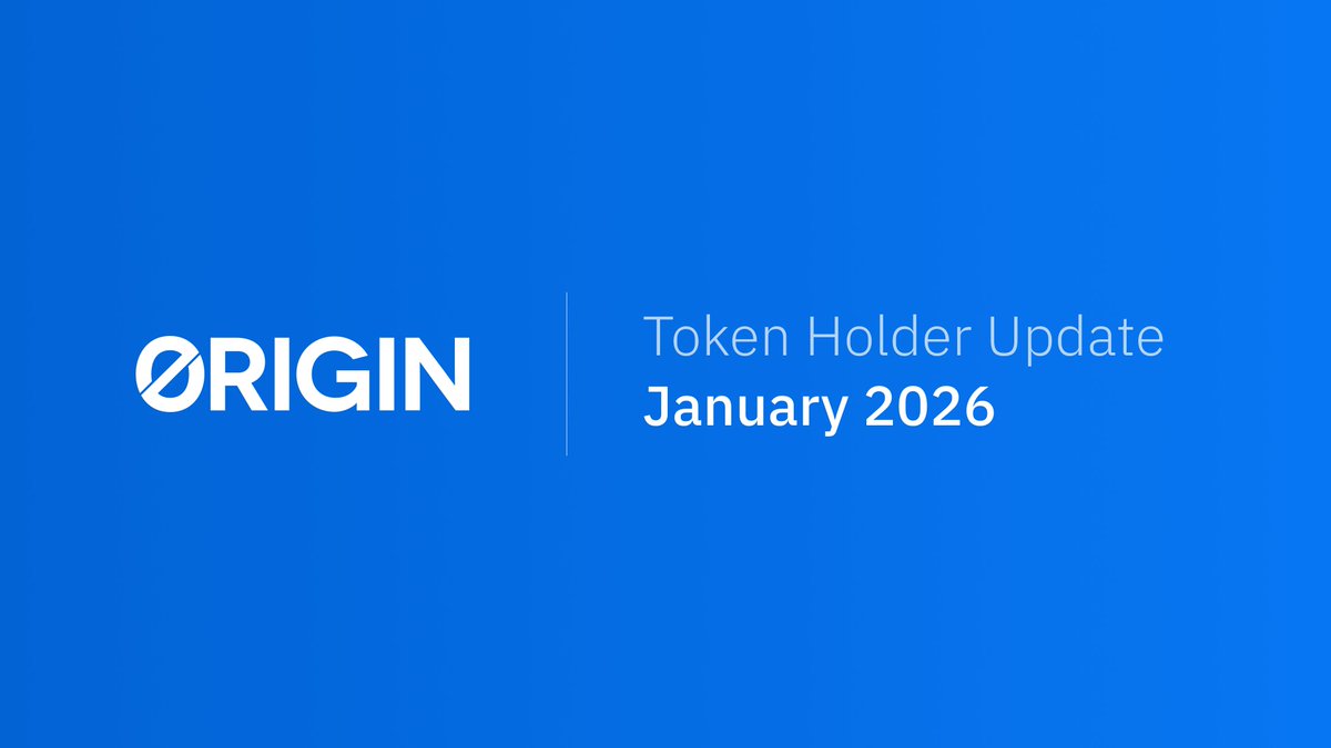 Our January Token Holder Update is live. 📰

The update covers protocol revenue, $OGN buybacks, and product progress across $OUSD and ARM.

Read the full update: originprotocol.com/blog/january-2…